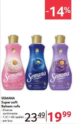 Selgros SEMANA Super soft Balsam rufe Ofertă