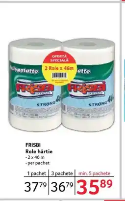 Selgros FRISBI Role hârtie Ofertă