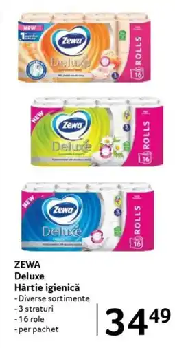 Selgros ZEWA Deluxe Hârtie igienică Ofertă