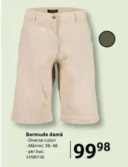 Selgros Bermude damă Ofertă