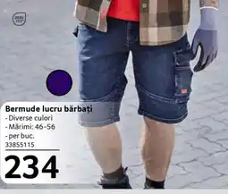 Selgros Bermude lucru bărbați Ofertă
