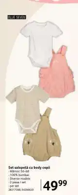 Selgros Set salopetă cu body copii Ofertă