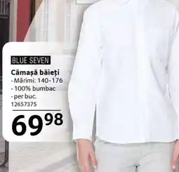 Selgros BLUE SEVEN Cămașă băieți Ofertă