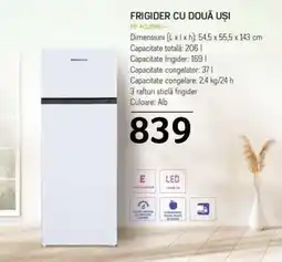Selgros FRIGIDER CU DOUĂ UȘI Ofertă