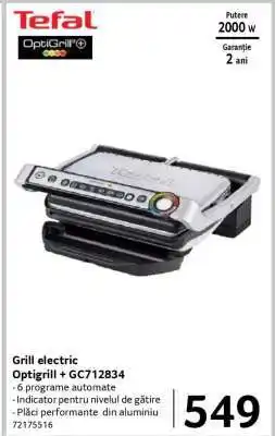 Selgros Grill electric Optigrill + GC712834 Ofertă