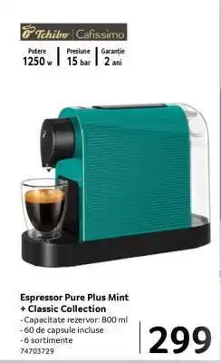Selgros Espressor Pure Plus Mint + Classic Collection Ofertă
