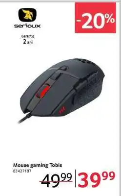 Selgros Mouse gaming Tobis Ofertă