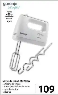 Selgros Mixer de mână M420CW Ofertă