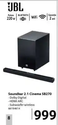 Selgros Soundbar 2.1 Cinema SB270 Ofertă