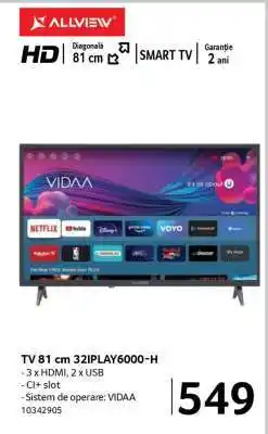 Selgros TV 81 CM 32iPLAY6000-H Ofertă