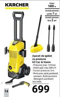Selgros Aparat de spălat cu presiune K3 Car & Home Ofertă