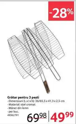 Selgros Grătar pentru 3 pești Ofertă