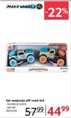 Selgros Set mașinuțe off-road 4x4 Ofertă