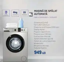Selgros MAȘINĂ DE SPĂLAT AUTOMATĂ Ofertă