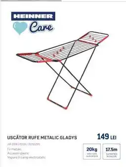 Selgros Uscător Rufe Metalic Gladys Ofertă