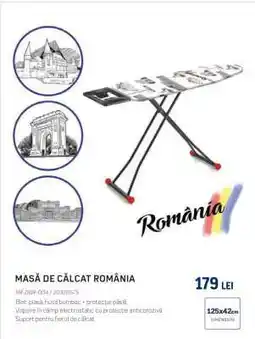 Selgros MASĂ DE CĂLCAT ROMÂNIA Ofertă