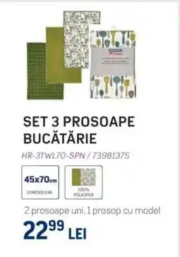 Selgros SET 3 PROSOAPE BUCĂTĂRIE Ofertă