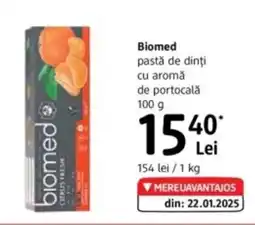 DM Biomed pastă de dinți cu aromǎ de portocalǎ Ofertă