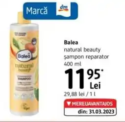 DM Balea natural beauty sampon reparator Ofertă