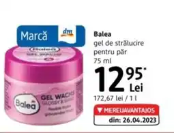 DM Balea gel de strălucire pentru păr Ofertă