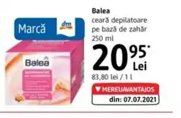 DM Balea ceară depilatoare pe bază de zahăr Ofertă