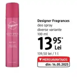 DM Designer Fragrances deo spray Ofertă