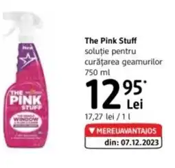DM The Pink Stuff soluţie pentru curăţarea geamurilor Ofertă