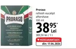 DM Proraso refresh eucalipt aftershave Ofertă