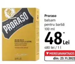 DM Proraso balsam pentru barbǎ Ofertă