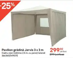 Brico Depôt Pavilion grădină Jarvis 3 x 3 m Ofertă