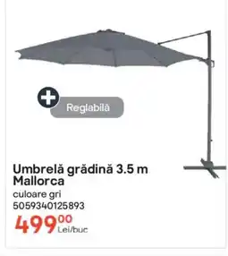 Brico Depôt Umbrelǎ grădină 3.5 m Mallorca Ofertă