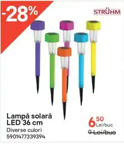 Brico Depôt Lampǎ solară LED '36 cm Ofertă