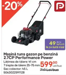 Brico Depôt Maşină tuns gazon pe benzină 2.7CP Performance Power Ofertă