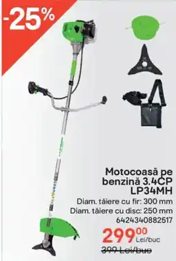 Brico Depôt Motocoasă pe benzină 3.4CP LP34MH Ofertă