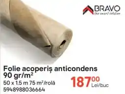 Brico Depôt Folie acoperiș anticondens 90 gr/m² Ofertă
