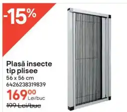 Brico Depôt Plasǎ insecte tip plisee Ofertă
