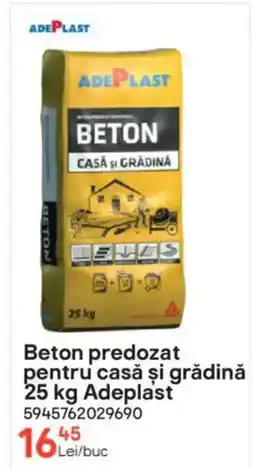 Brico Depôt ADEPLAST Beton predozat pentru casă și grădină Ofertă