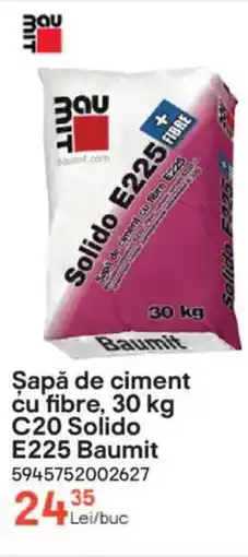 Şapă de ciment cu fibre, C20 Solido E225 Baumit