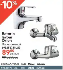 Baterie lavoar Orion