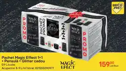 Brico Depôt Pachet Magic Effect 1+1 + Pensulǎ + Glitter cadou Ofertă