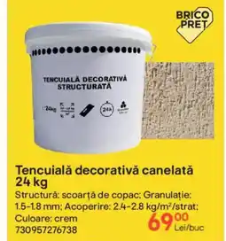 Brico Depôt Tencuială decorativă canelatǎ Ofertă