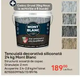 Brico Depôt Tencuială decorativă siliconatǎ MONT BLANC Ofertă