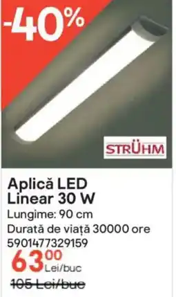 Brico Depôt Aplică LED Linear 30 W Ofertă