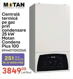 Brico Depôt Centrală termică pe gaz prin condensare Motan Condens Plus 100 Ofertă