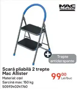 Brico Depôt Scarǎ pliabilǎ 2 trepte Mac Allister Ofertă