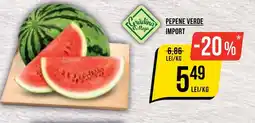 Pepene verde import