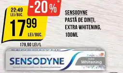 Mega Image Sensodyne pastă de dinți, extra whitening Ofertă