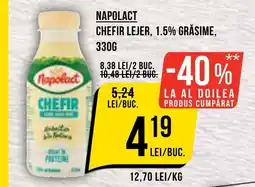 Mega Image NAPOLACT Chefir lejer, 1.5% grăsime Ofertă