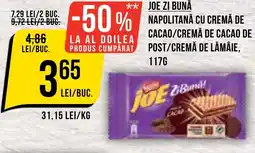 Mega Image Joe zi bună napolitană cu cremă de cacao/cremă de cacao de post/cremă de lămâie Ofertă