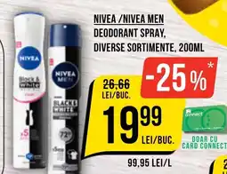 Mega Image Nivea /nivea men deodorant spray Ofertă